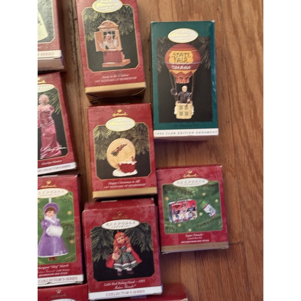 Lot 23 Hallmark Keepsake Barbie Disney Ornaments Collector Series 1990s 2000s - Picture 4 of 6
